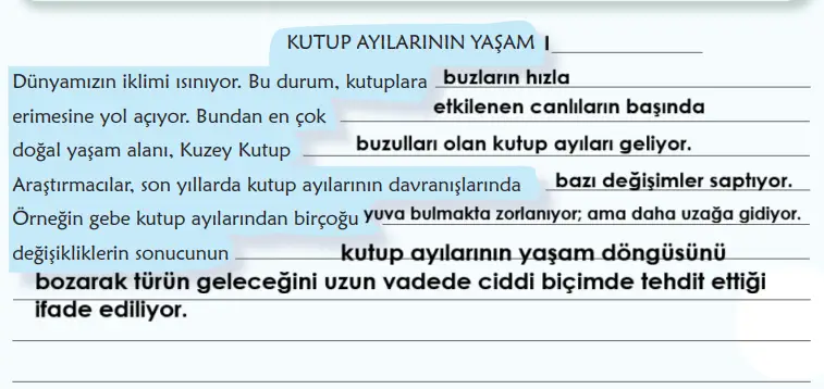 6. Sınıf Türkçe Ders Kitabı Sayfa 160 Cevapları