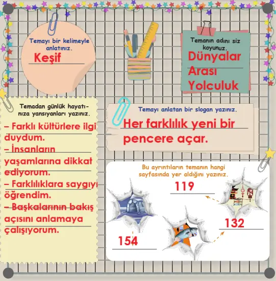 6. Sınıf Türkçe Ders Kitabı Sayfa 168-169-170-171. Cevapları 1. Kitap