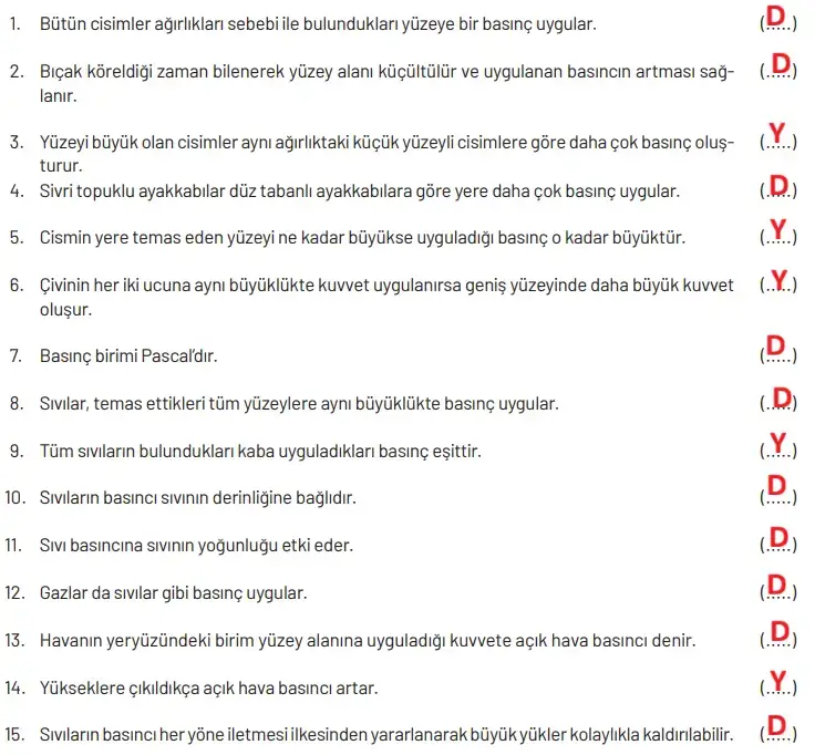 8. Sınıf Fen Bilimleri Ders Kitabı Sayfa 117 Cevapları Hecce Yayıncılık