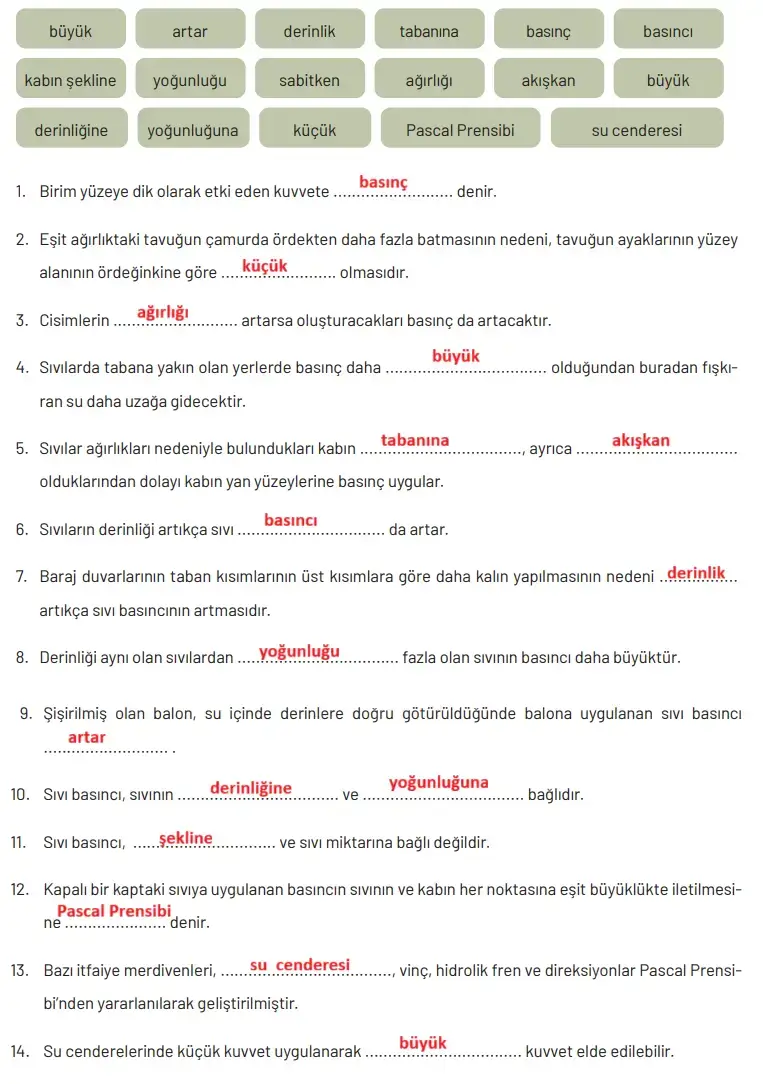 8. Sınıf Fen Bilimleri Ders Kitabı Sayfa 118 Cevapları Hecce Yayıncılık