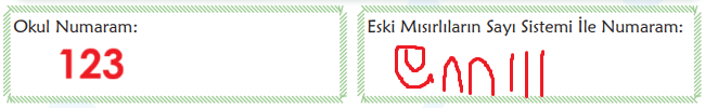 6. Sınıf Türkçe Ders Kitabı Sayfa 168-169-170-171. Cevapları 1. Kitap 5 Eski Mısırlıların kullandığı sayı sistemi