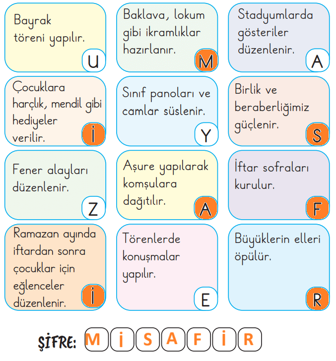 2. Sınıf Hayat Bilgisi Ders Kitabı Sayfa 47 Cevapları İkinci Kitap