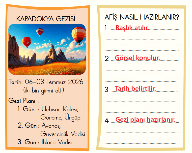 2. Sınıf Türkçe Ders Kitabı Sayfa 114 Cevapları İkinci Kitap