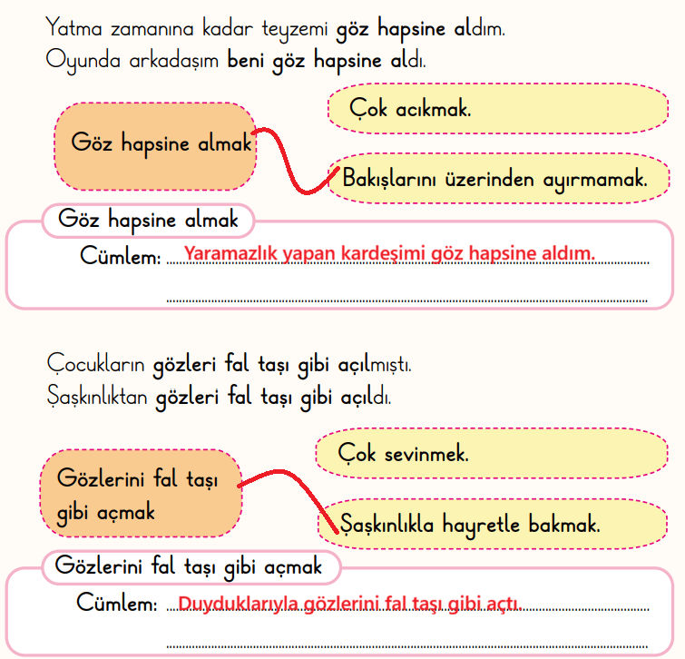 2. Sınıf Türkçe Ders Kitabı Sayfa 128 Cevapları İkinci Kitap