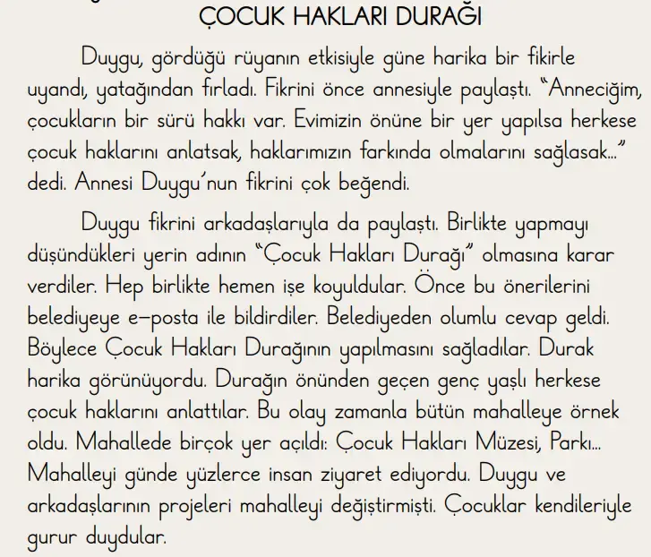 2. Sınıf Türkçe Ders Kitabı Sayfa 172-173-174-175-176-177-178-179 Cevapları 2. Kitap