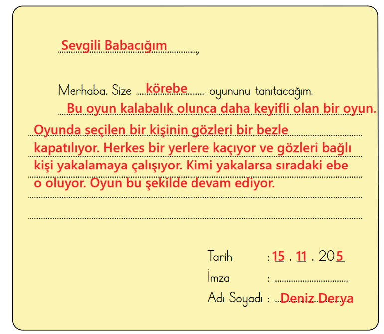 2. Sınıf Türkçe Ders Kitabı Sayfa 23 Cevapları İkinci Kitap