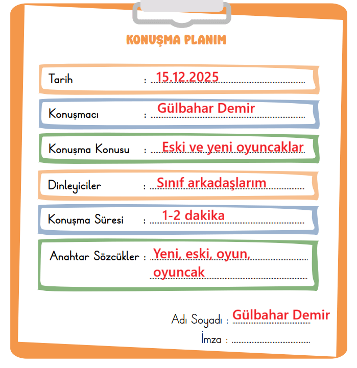 2. Sınıf Türkçe Ders Kitabı Sayfa 24 Cevapları İkinci Kitap