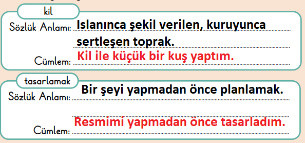 2. Sınıf Türkçe Ders Kitabı Sayfa 54-55. Cevapları 2. Kitap