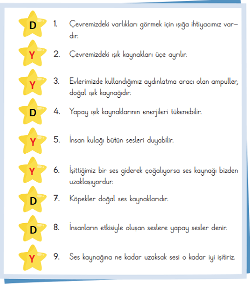 3. Sınıf Fen Bilimleri Ders Kitabı Sayfa 170-171-172-173-174. Cevapları CEM Yayınları