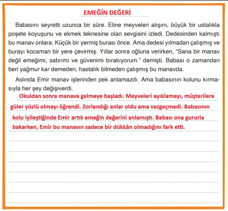 4. Sınıf Türkçe Ders Kitabı Sayfa 229 Cevapları ADA Yayınları