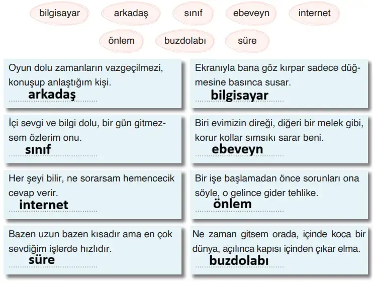 4. Sınıf Türkçe Ders Kitabı Sayfa 243 Cevapları ADA Yayınları 4. Sınıf Türkçe Ders Kitabı Sayfa 243 Cevapları ADA Yayınları