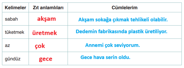 4. Sınıf Türkçe Ders Kitabı Sayfa 259 Cevapları ADA Yayınları 4. Sınıf Türkçe Ders Kitabı Sayfa 259 Cevapları ADA Yayınları