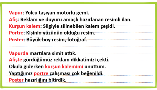 4. Sınıf Türkçe Ders Kitabı Sayfa 181 Cevapları 4. Sınıf Türkçe Ders Kitabı Sayfa 181 Cevapları