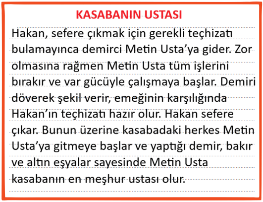 4. Sınıf Türkçe Ders Kitabı Sayfa 190 Cevapları 4. Sınıf Türkçe Ders Kitabı Sayfa 190 Cevapları