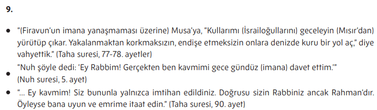 5. Sınıf Din Kültürü Ders Kitabı Sayfa 158. Cevapları MEB Yayınları
