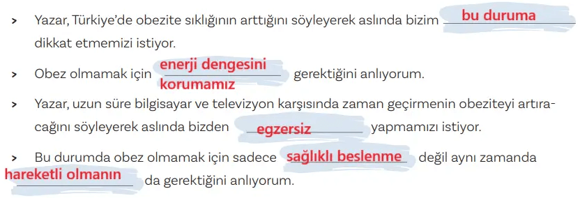 5. Sınıf Türkçe Ders Kitabı Sayfa 144 Cevapları İkinci Kitap