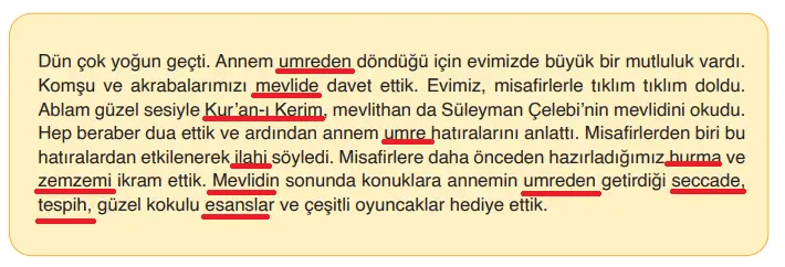 6. Sınıf Din Kültürü Ders Kitabı Sayfa 157 Cevapları MEB Yayınları 6. Sınıf Din Kültürü Ders Kitabı Sayfa 157 Cevapları MEB Yayınları
