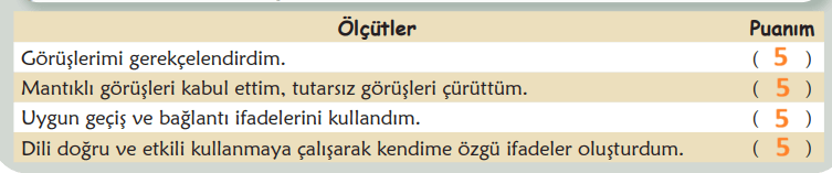 6. Sınıf Türkçe Ders Kitabı Sayfa 107 Cevapları İkinci Kitap