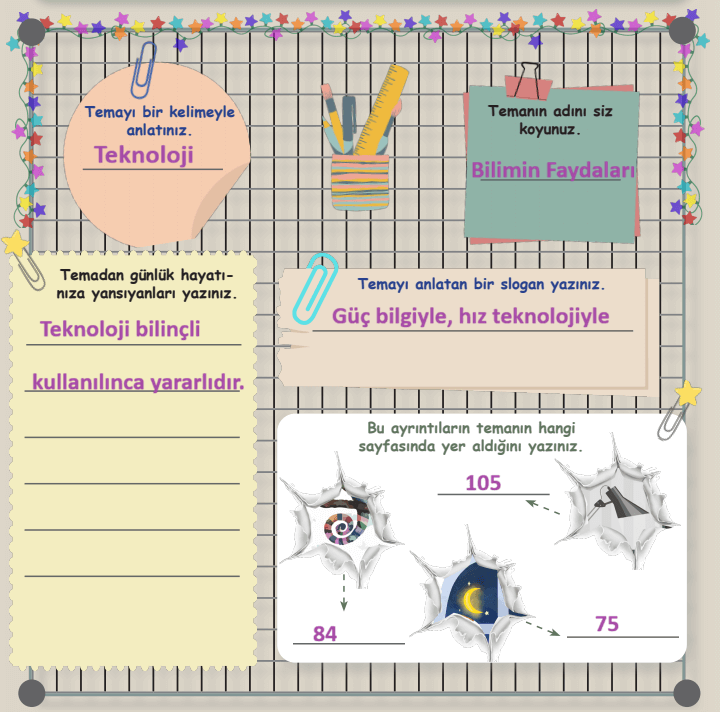 6. Sınıf Türkçe Ders Kitabı Sayfa 108 Cevapları İkinci Kitap