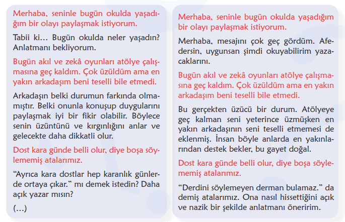 6. Sınıf Türkçe Ders Kitabı Sayfa 111 Cevapları İkinci Kitap