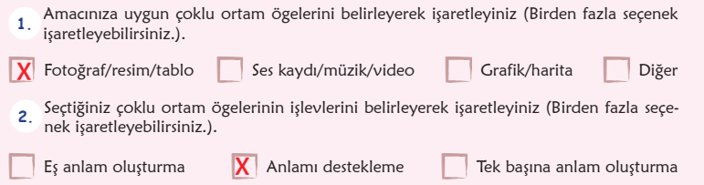 6. Sınıf Türkçe Ders Kitabı Sayfa 120 Cevapları İkinci Kitap