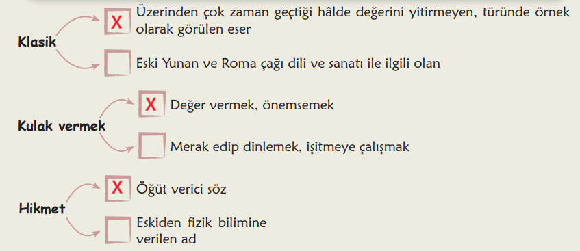 6. Sınıf Türkçe Ders Kitabı Sayfa 122-124-125-126-127. Cevapları 2. Kitap