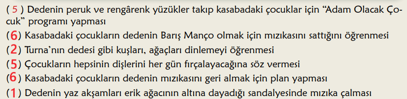 6. Sınıf Türkçe Ders Kitabı Sayfa 126 Cevapları İkinci Kitap