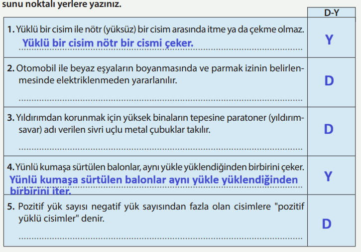 8. Sınıf Fen Bilimleri Ders Kitabı Sayfa 275 Cevapları MEB Yayınları