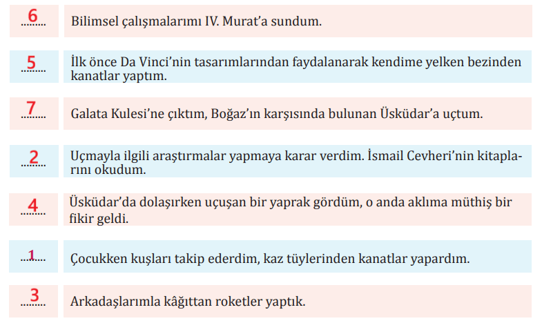 8. Sınıf Türkçe Ders Kitabı Sayfa 109-111-112-113-114. Cevapları MEB Yayınları