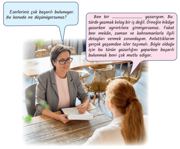8. Sınıf Türkçe Ders Kitabı Sayfa 151-153-154-155-156-157. Cevapları MEB Yayınları 2 8. Sınıf Türkçe Ders Kitabı Sayfa 155 Cevapları MEB Yayınları