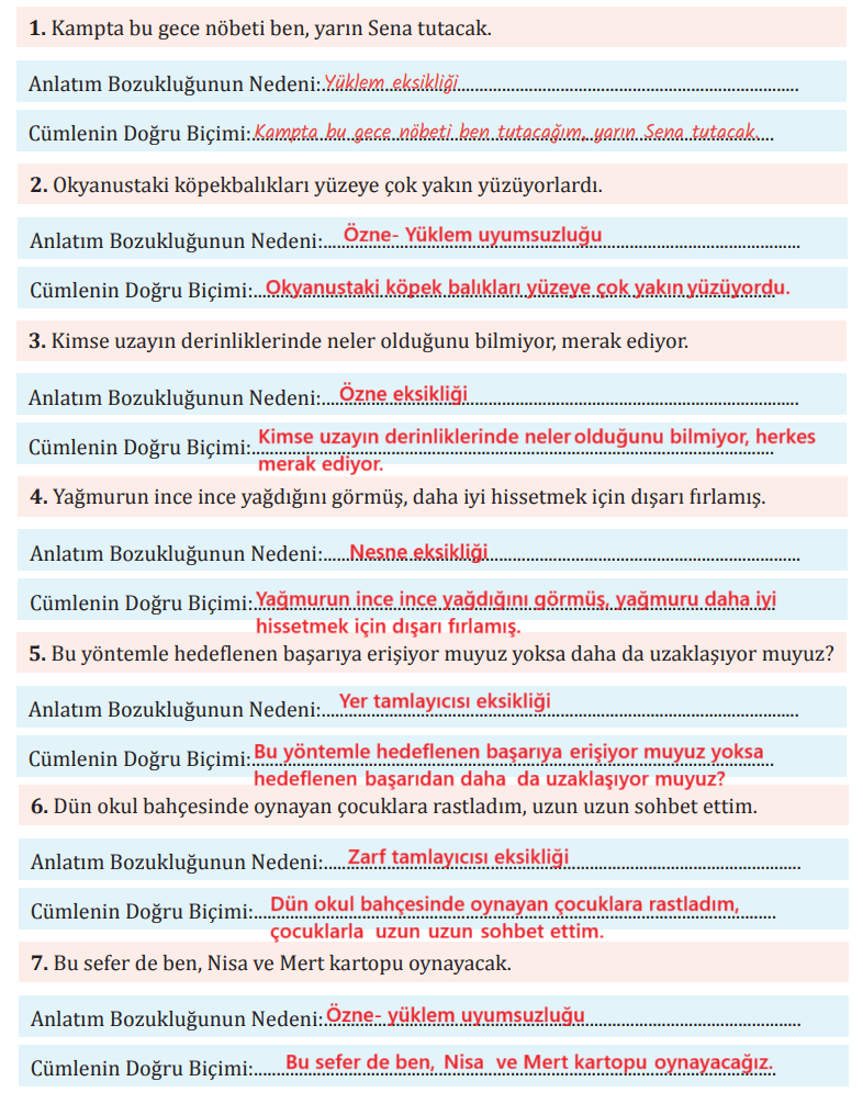 8. Sınıf Türkçe Ders Kitabı Sayfa 185 Cevapları MEB Yayınları 8. Sınıf Türkçe Ders Kitabı Sayfa 185 Cevapları MEB Yayınları
