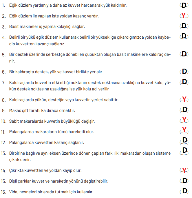 8. Sınıf Fen Bilimleri Ders Kitabı Sayfa 215-216-217-218. Cevapları Hecce Yayıncılık 2 8. Sınıf Fen Bilimleri Ders Kitabı Sayfa 216. Cevapları
