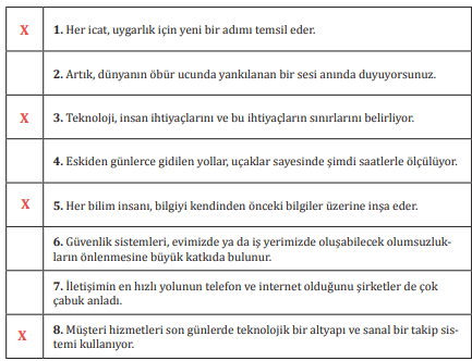 8. Sınıf Türkçe Ders Kitabı Sayfa 114 Cevapları