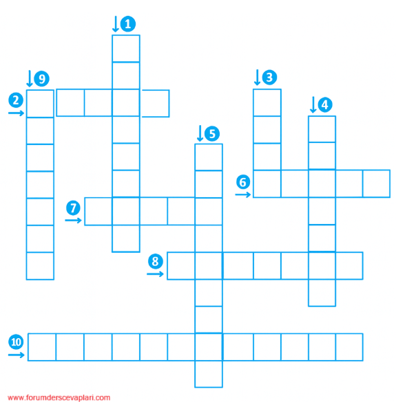 8. Sınıf Türkçe Ders Kitabı Sayfa 184-185-186. Cevapları Hecce Yayıncılık 2 Boş Bulmaca