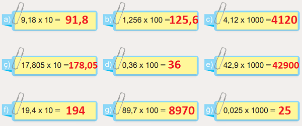 kısa yoldan çarpma işlemleri