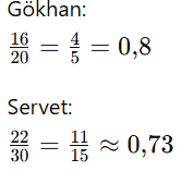 6. Sınıf Matematik Ders Kitabı Sayfa 208-209-210-211. Cevapları 1. Kitap 6 penaltı atışı