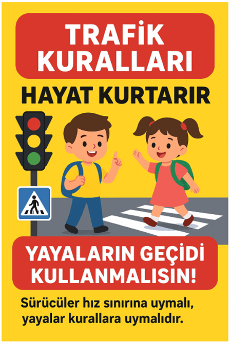 trafik afişi