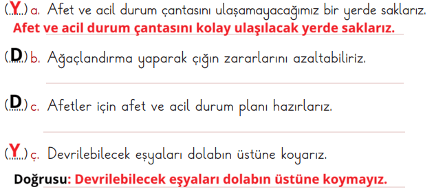 2. Sınıf Hayat Bilgisi Ders Kitabı Sayfa 75 Cevapları