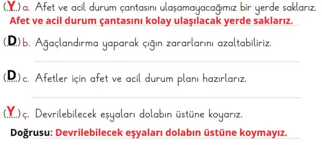 2. Sınıf Hayat Bilgisi Ders Kitabı Sayfa 75 Cevapları 2. Sınıf Hayat Bilgisi Ders Kitabı Sayfa 75 Cevapları