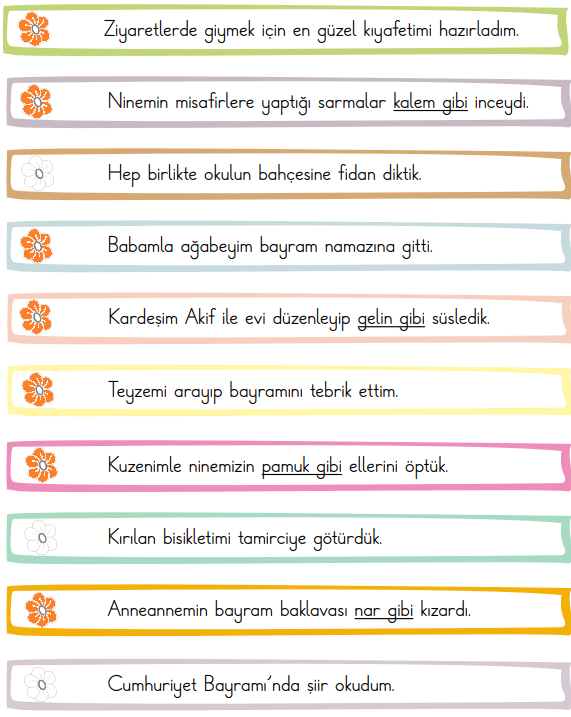 2. Sınıf Türkçe Ders Kitabı Sayfa 131 Cevapları