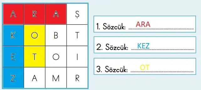 2. Sınıf Türkçe Ders Kitabı Sayfa 58 Cevapları