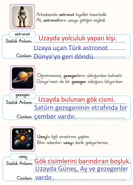 2. Sınıf Türkçe Ders Kitabı Sayfa 76 Cevapları