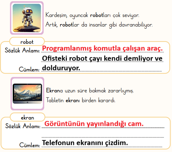 2. Sınıf Türkçe Ders Kitabı Sayfa 89 Cevapları
