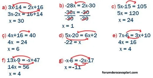 7. Sınıf Matematik Ders Kitabı Sayfa 143 Cevapları