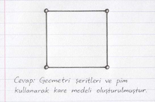pim kullanarak bir kare modeli