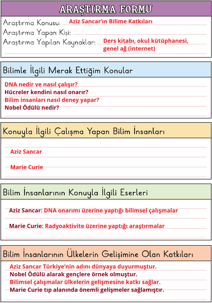 2. Sınıf Hayat Bilgisi Ders Kitabı Sayfa 96 Cevapları