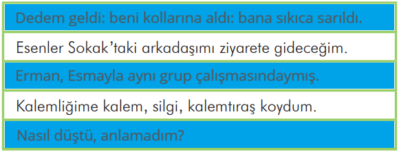 3. Sınıf Türkçe Ders Kitabı Sayfa 201 Cevapları