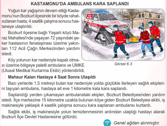 4. Sınıf İnsan Hakları Ders Kitabı Sayfa 96-97. Cevapları MEB Yayınları