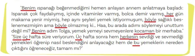 5. Sınıf Türkçe Ders Kitabı Sayfa 134 Cevapları