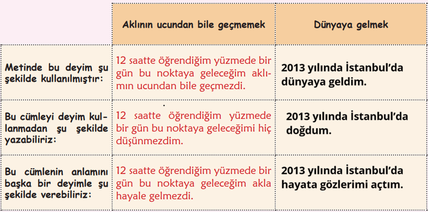6. Sınıf Türkçe Ders Kitabı Sayfa 116 Cevapları